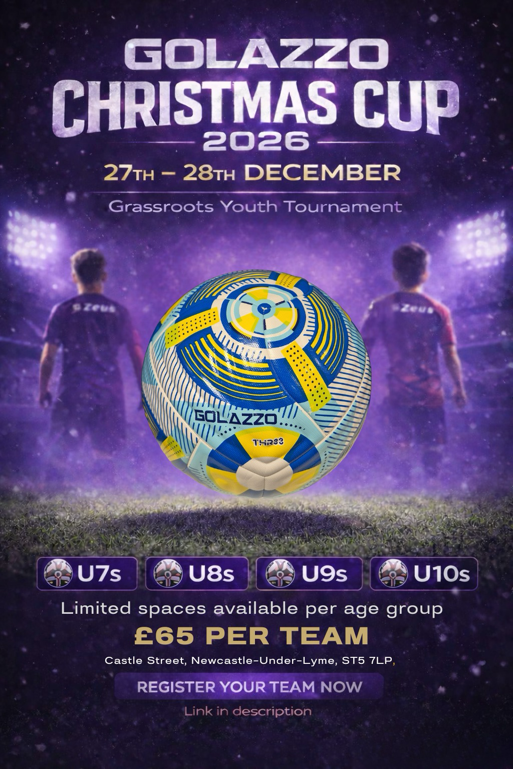 Golazzo Group Christmas Tournament - Team Entry
